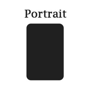 Portrait-opstelling
